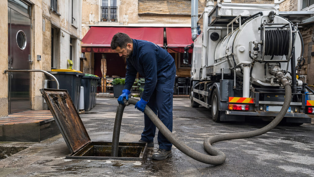 Pompage bac à graisse à Clermont