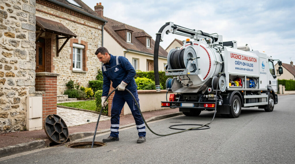 Débouchage urgent à Crépy-en-Valois