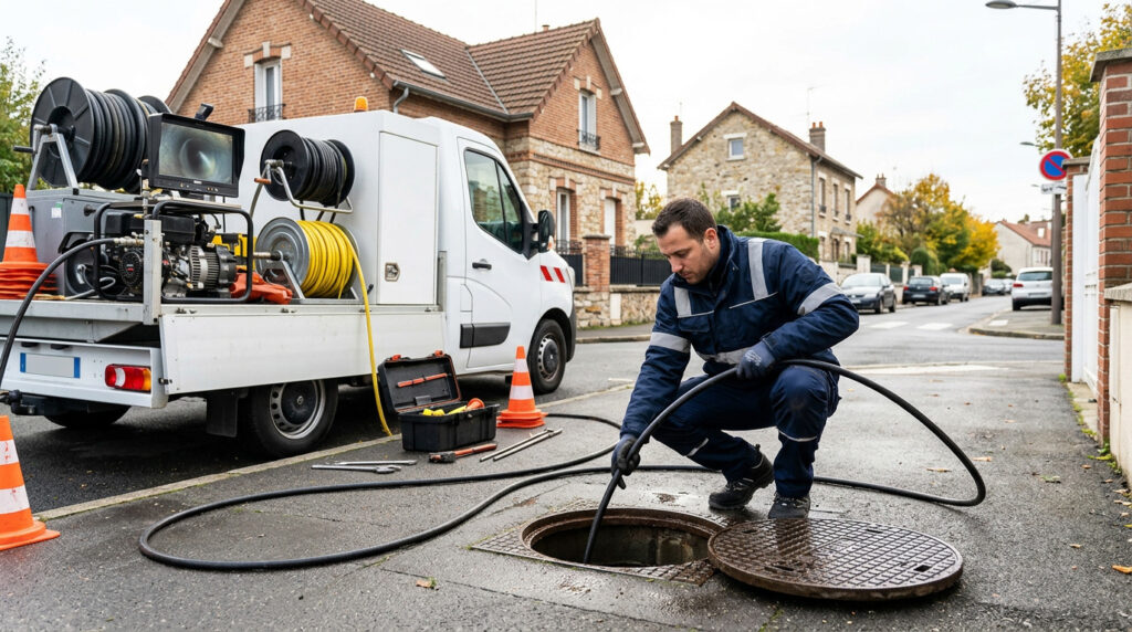 Débouchage canalisation à Sarcelles