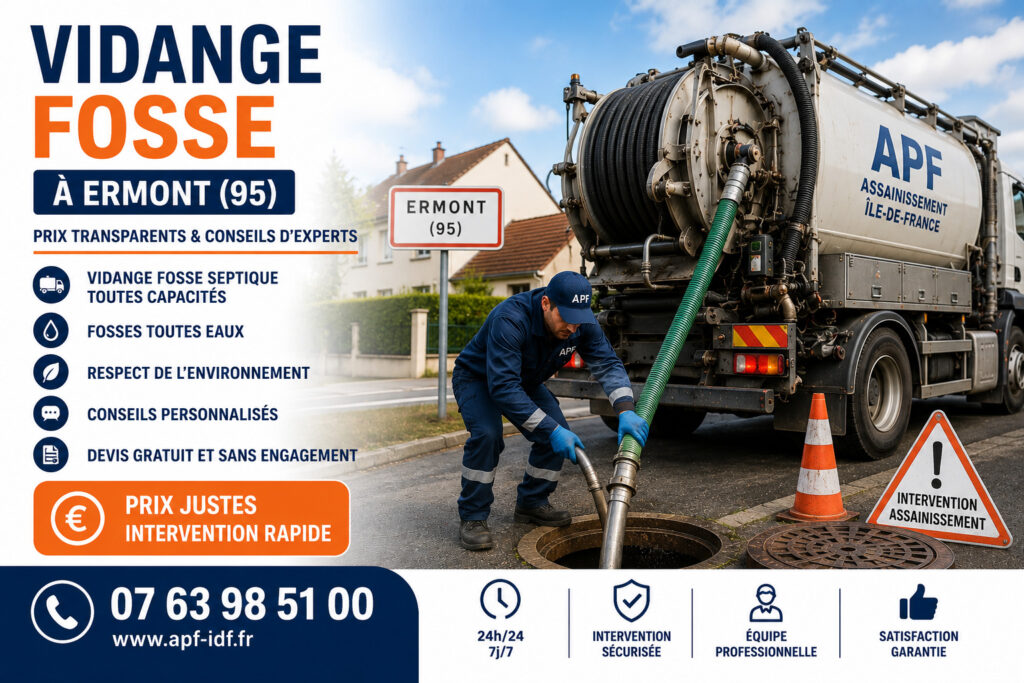 Vidange fosse à Ermont (95)