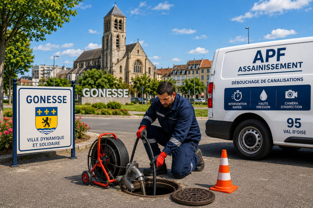 Débouchage canalisation à Gonesse (95)