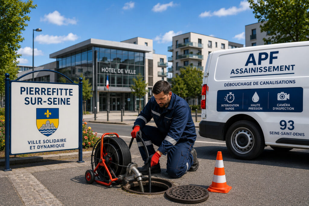 Assainissement à Pierrefitte-sur-Seine (93)