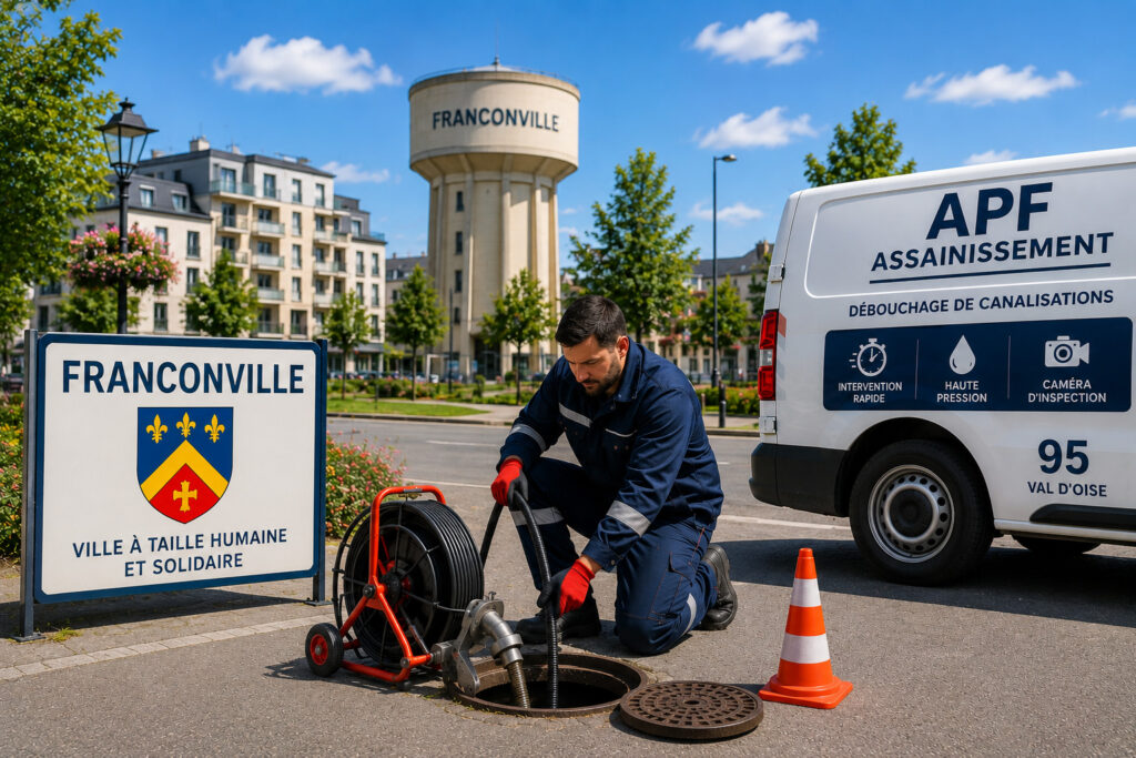Débouchage canalisation à Franconville (95)