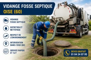 Vidange fosse septique dans l’Oise (60)